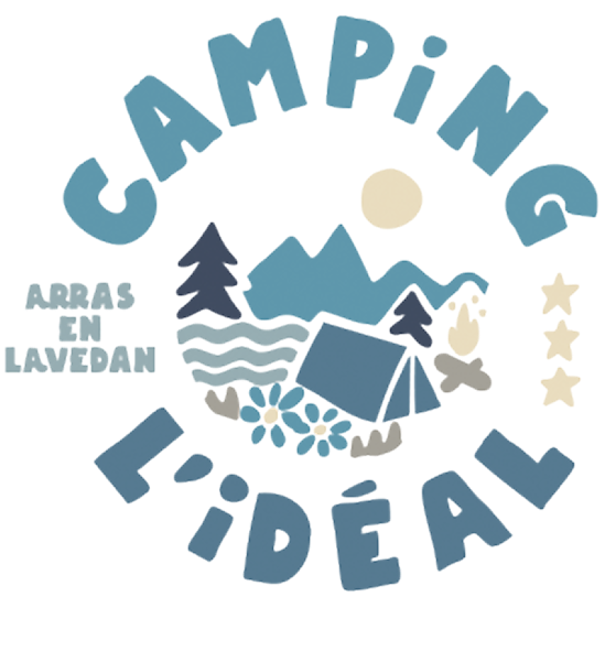 camping ideal bleu logo